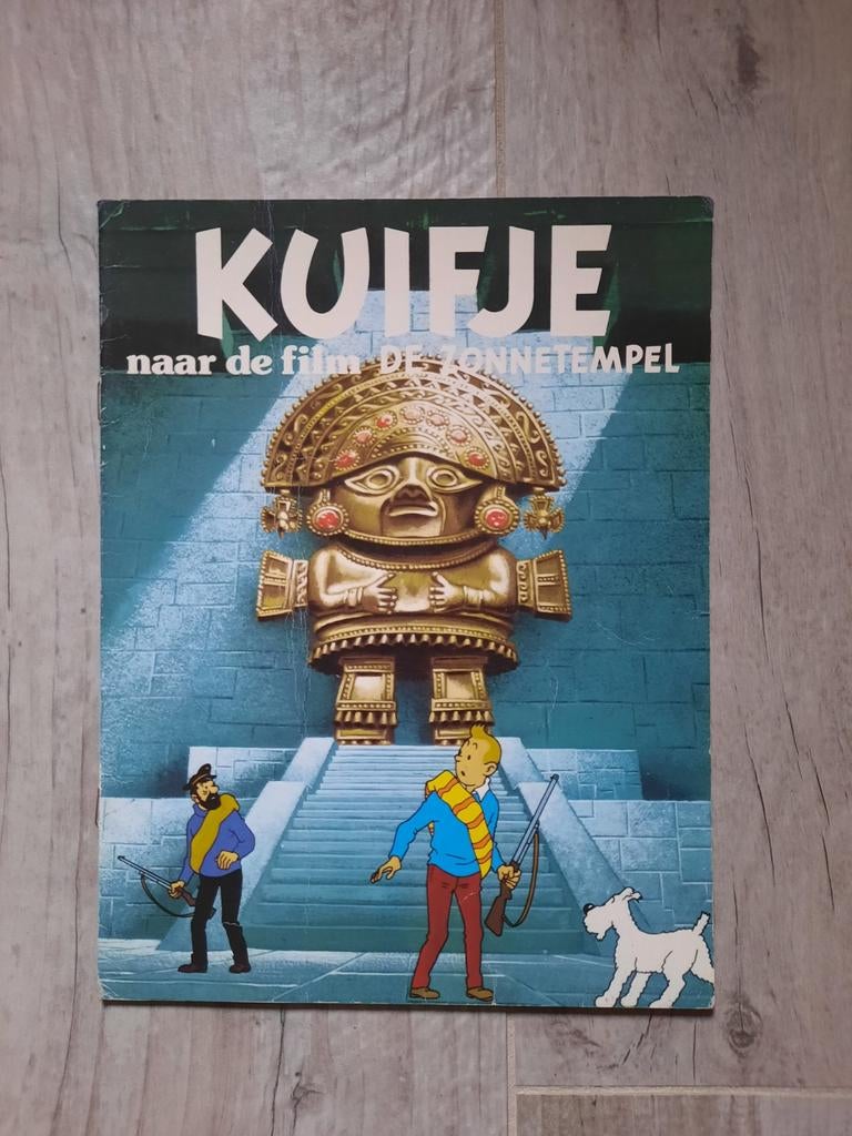 Kuifje en de Zonnetempel (naar de film), Eén stripboek, Ophalen of Verzenden