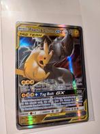 Pikachu & Zekrom GX - Pokemon Kaart, Ophalen of Verzenden, Gebruikt, Losse kaart, Foil