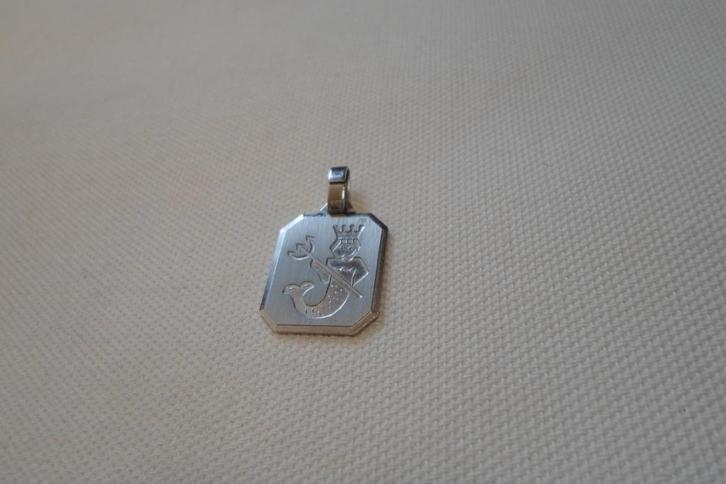 Zilveren Hanger Waterman, Sieraden, Tassen en Uiterlijk, Kettinghangers, Zo goed als nieuw, Zilver, Zilver, Kruis of Symbool, Ophalen of Verzenden