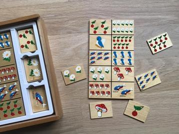 Simplex Toys, J. Blokland, houten Lotto spel. Leren tellen beschikbaar voor biedingen