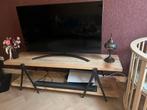 Tv meubel Eijerkamp - hout en staal, Gebruikt, 150 tot 200 cm, Ophalen of Verzenden, Minder dan 100 cm
