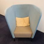 Tweedehands Brafour Design Fauteuil Lichtblauw, Gebruikt, 75 tot 100 cm, Ophalen of Verzenden, 75 tot 100 cm