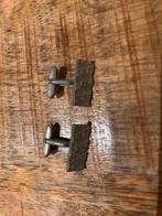 paar antieke sterling zilveren manchetknopen, Sieraden, Tassen en Uiterlijk, Manchetknopen, Ophalen of Verzenden, Zo goed als nieuw