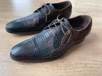 Floris van Bommel maat 8,5H, donkerbruin net glim blauw, Kleding | Heren, Schoenen, Ophalen of Verzenden, Zo goed als nieuw, Bruin