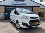 Ford Transit Custom 310 2.2 TDCI L2H2 Limited 2X schuifdeure, Auto's, Euro 5, Stof, Gebruikt, Zwart