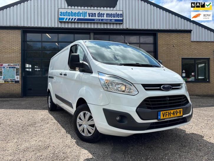 Ford Transit Custom 310 2.2 TDCI L2H2 Limited 2X schuifdeure, Auto's, Bestelauto's, Te koop, ABS, Airbags, Airconditioning, Bochtverlichting