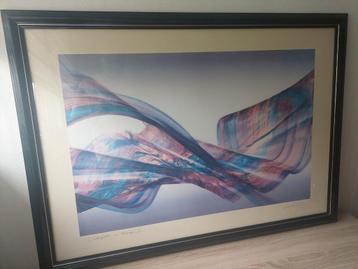 monoprint offsetlithografie by Michael John March  beschikbaar voor biedingen