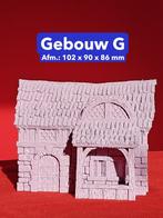3D Geprint Miniatuur Gebouw G – Detailrijk & Vol Sfeer, Ophalen of Verzenden, Nieuw, 1:50 of kleiner, Diorama