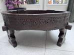 Authentieke ronde Chakki tafel uit Nepal India, Antiek en Kunst, Ophalen