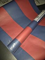 2 rol rood blauw gestreept behang voor 10,00, Ophalen of Verzenden, Nieuw, Materiaal