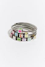 NIEUW! Bimba Y Lola Spiral armband zilver 19 cm, Overige materialen, Verzenden, Nieuw, Met bedels of kralen