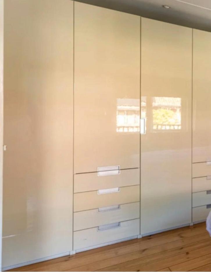 IKEA Pax Flardal deuren, lades en planken - Crème hoogglans, Huis en Inrichting, Kasten | Kledingkasten, 200 cm of meer, 50 tot 100 cm