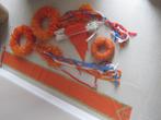 VOETBAL ORANJE feest  DEUR KRANSEN  Koningsdag, Ophalen of Verzenden, Zo goed als nieuw, Versiering, Oranje of Koningsdag
