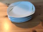 6 taart porcelain bordjes Van Well, Ophalen