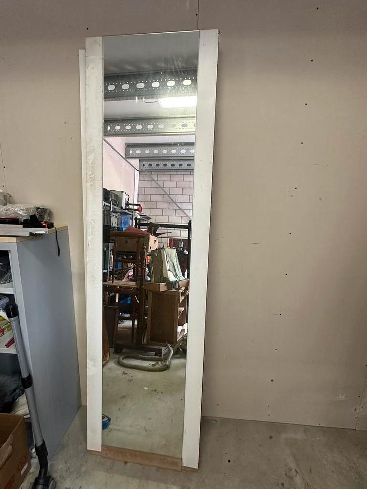 Grote paskamer spiegel (7 stuks), Huis en Inrichting, Woonaccessoires | Spiegels, Gebruikt, 75 tot 100 cm, 200 cm of meer, Rechthoekig