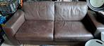 Gratis ophalen bruine bank, Huis en Inrichting, Banken | Bankstellen, Ophalen, Gebruikt, 150 tot 200 cm, Tweepersoons