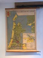 Schoolkaarten Noord Holland, Antiek en Kunst, Antiek | Schoolplaten, Ophalen of Verzenden, Aardrijkskunde