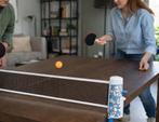 Ping Pong Set Compleet - Tafeltennis voor Thuis, Sport en Fitness, Tafeltennis, Ophalen, Zo goed als nieuw, Net, Batje(s) of Balletje(s)