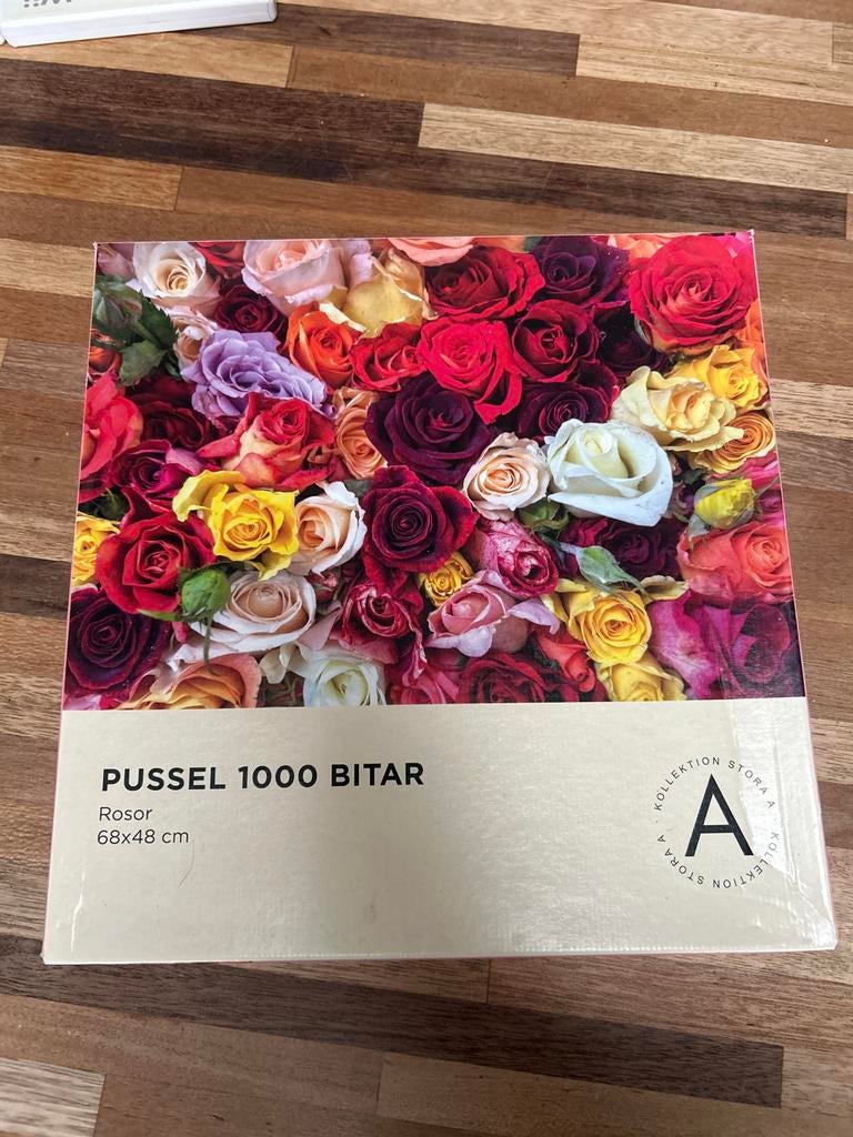 Puzzel 1000 stukjes  Rozen, Ophalen of Verzenden, 500 t/m 1500 stukjes, Zo goed als nieuw, Legpuzzel