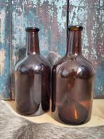 Twee x Scotland Liquor bottle vintage, vazen, Huis en Inrichting, Woonaccessoires | Vazen, Minder dan 50 cm, Glas, Ophalen of Verzenden