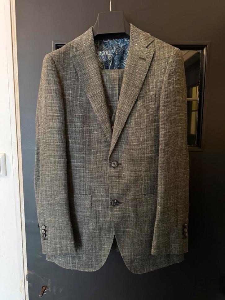 Suitsupply 3 delig pak, Kleding | Heren, Kostuums en Colberts, Zo goed als nieuw, Maat 46 (S) of kleiner, Groen, Ophalen