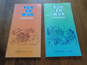 Puk en Muk 2x - Boevenstreken en de drakendoder beschikbaar voor biedingen