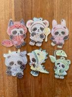 Diamond Painting panda beren sleutelhangers rond Nieuw, Ophalen of Verzenden, Nieuw, Knutselwerk