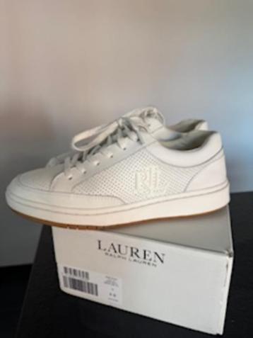 nieuwe witte leren sneakers van Ralph Lauren maat 39 beschikbaar voor biedingen
