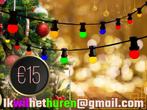 Kerst! Prikverlichting 10 meter, Muziek + Partytent etc., Ophalen, Nieuw, Kerst of Sinterklaas