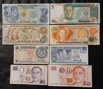 Bankbiljetten  8 st  Filipijnen en Singapore, Postzegels en Munten, Bankbiljetten | Azië, Ophalen of Verzenden, Zuidoost-Azië