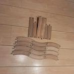 Houten Trein Rails Set - Ikea/Brio Compatibel, Kinderen en Baby's, Speelgoed | Houten speelgoed, Ophalen of Verzenden, Zo goed als nieuw