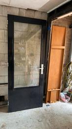 Deur, Doe-het-zelf en Verbouw, Deuren en Horren, Ophalen, 80 tot 100 cm, 200 tot 215 cm, Glas