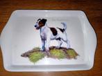 klein kunststof dienblad, jack russel terrier., Ophalen of Verzenden, Zo goed als nieuw, Overige materialen, Overige stijlen