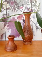 Vintage houten kandelaar, Ophalen of Verzenden, Overige materialen