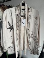 Shoeby geborduurd kimono-stijl jasje, Kleding | Dames, Maat 38/40 (M), Shoeby, Beige, Nieuw