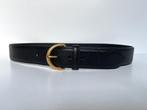 GUCCI Zwart leer goud buckle HEREN riem  Maat 90, Kleding | Heren, Riemen en Ceinturen, Minder dan 95 cm, Ophalen of Verzenden