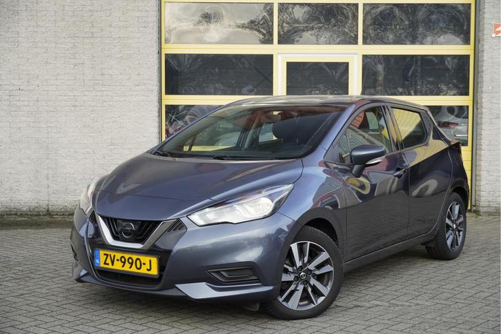Nissan Micra 0.9 IG-T 5drs N-Connecta BJ2019 Lmv 16" | Led |, Auto's, Nissan, Te koop, Micra, ABS, Achteruitrijcamera, Airbags