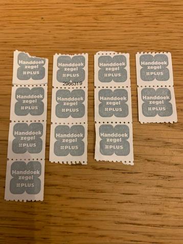 12 Handdoek spaar zegels Plus. beschikbaar voor biedingen