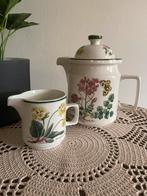 Vintage Florabunde Enouch Wedgwood theepot met melkkan, Antiek en Kunst, Antiek | Servies los, Ophalen of Verzenden