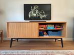 Eiken TV Meubel 160cm, Huis en Inrichting, Kasten | Televisiemeubels, Ophalen, Gebruikt, 150 tot 200 cm, Eikenhout