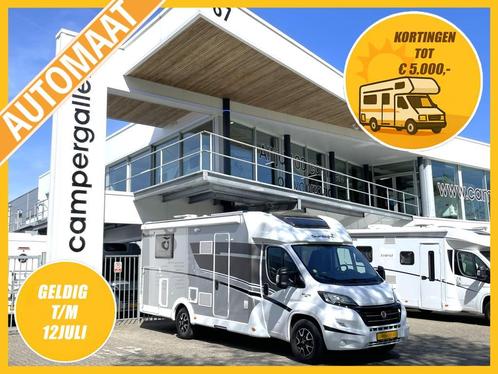 Sunlight T68 AUTOMAAT ENKELE BEDDEN + HEFBED 5ZITPLEKKEN, Caravans en Kamperen, Campers, Bedrijf, Half-integraal, tot en met 3