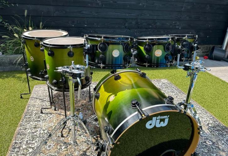 DW Collectors - Pearl Masters Maple - Gretsch Renown, Muziek en Instrumenten, Drumstellen en Slagwerk, Zo goed als nieuw, Pearl
