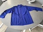 Z.g.a.n. kobaltblauwe geplooide Bleyle blouse, mt 48, Kleding | Dames, Bleyle, Maat 46/48 (XL) of groter, Zo goed als nieuw, Verzenden