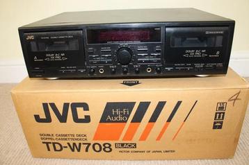 JVC TD-W dubbel deck beschikbaar voor biedingen