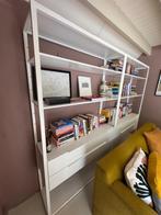2 geschakelde Ikea boekenkasten, Ophalen, Zo goed als nieuw, 200 cm of meer, Met lade(s)