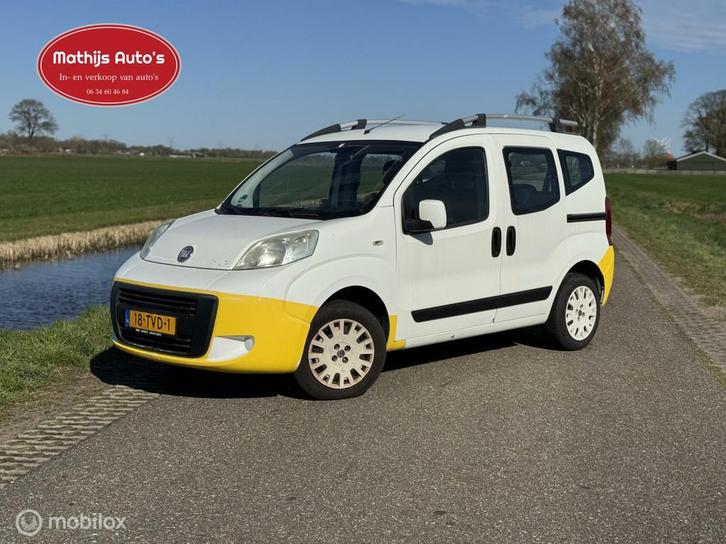 Fiat Qubo 1.4 Nat.Pow. Actual Benzine CNG Airco! BTW Milieuz, Auto's, Fiat, Bedrijf, Te koop, Qubo, ABS, Airbags, Alarm, Boordcomputer