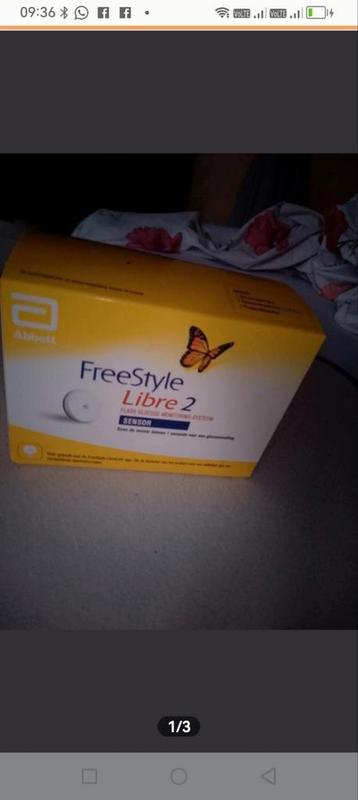 Nog 1 doos Free Style lybre 2 sensor te koop  beschikbaar voor biedingen