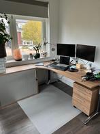 Bureau Palmberg, Huis en Inrichting, Bureaus, Ophalen, In hoogte verstelbaar, Zo goed als nieuw, Bureau