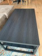 Zwarte salontafel Leenbakker rechthoekig, Ophalen, Gebruikt, 100 tot 150 cm, 50 tot 100 cm