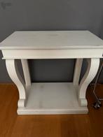Off-white mooie sidetable hout 80 breed 81 hoog, Huis en Inrichting, Tafels | Sidetables, Ophalen, Gebruikt, 50 tot 100 cm, Modern en Tijdloos